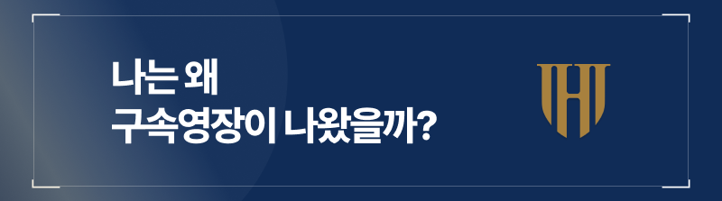 나는 왜 구속영장이 청구되었을까