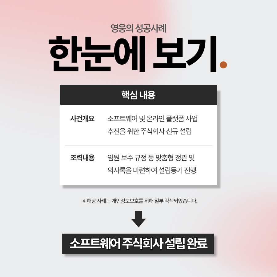 IT 플랫폼 스타트업, 법인설립등기 완료