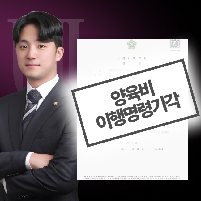 양육비 이행명령 미지급 상황 소명으로 이행신청 기각
